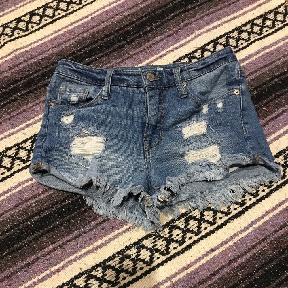 High Rise Shorty Short